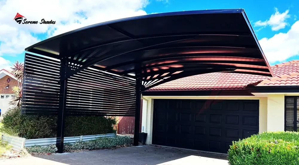 Adjustable Retractable Car Parking Shade for Outdoor Spaces