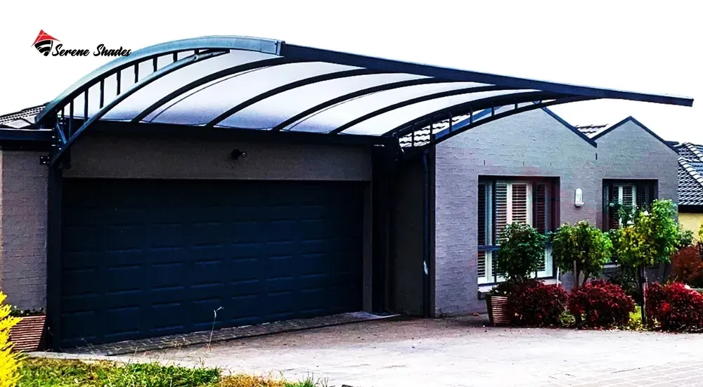 High-Quality Steel Frame Parking Shade for Commercial Spaces