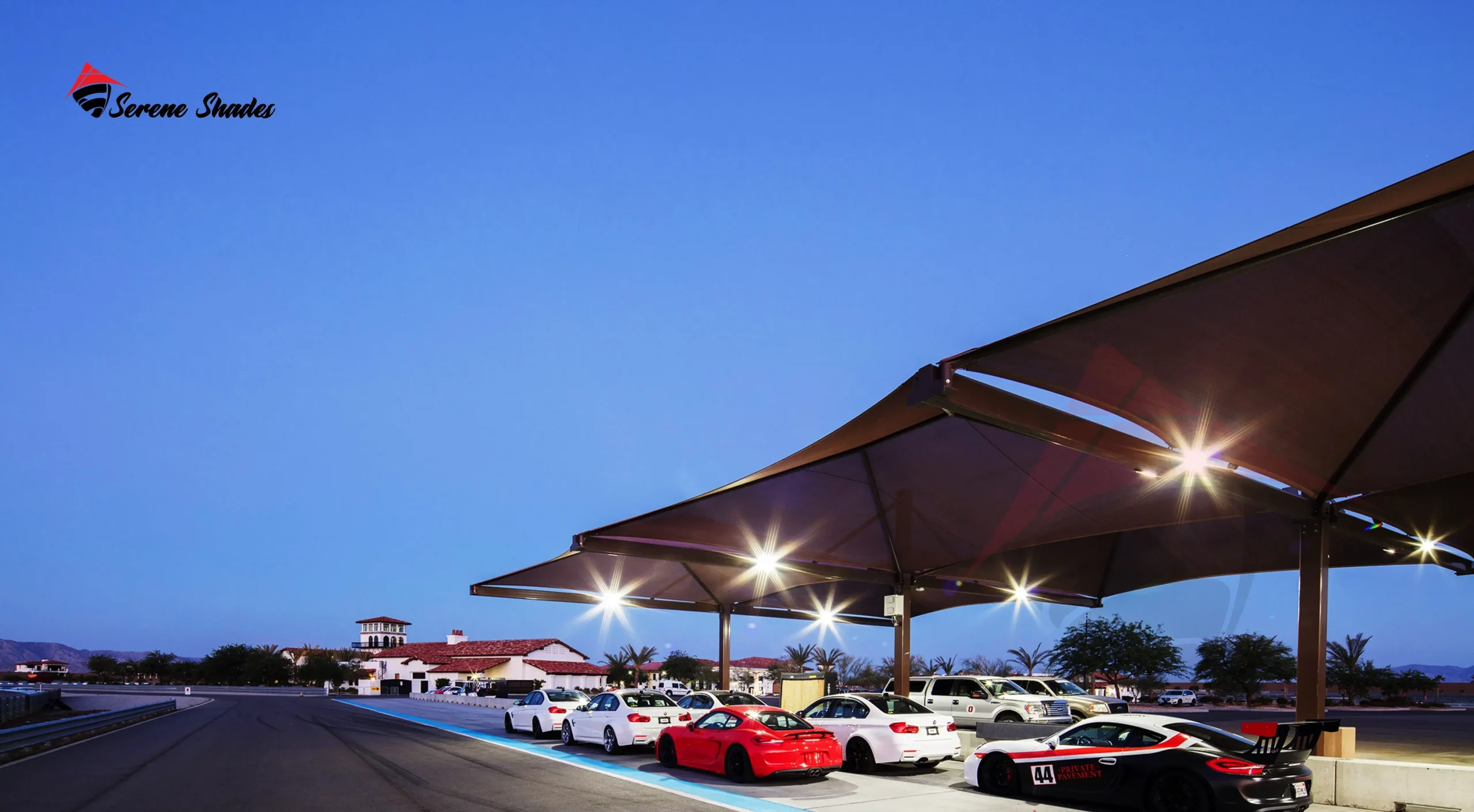 Cone-shaped parking shade design ideal for hot climates