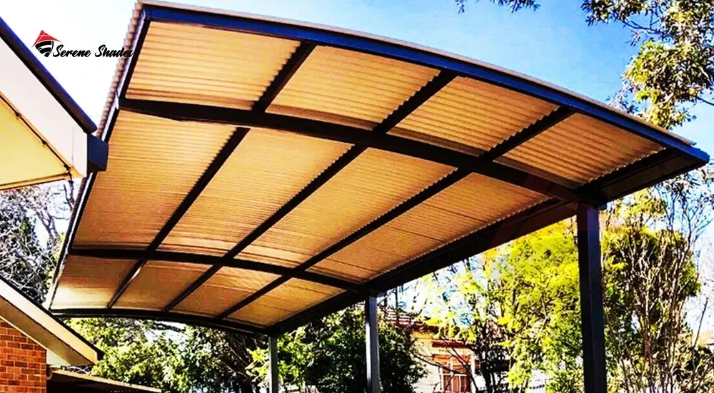 PVC Car Parking Shade Structure for Commercial Areas