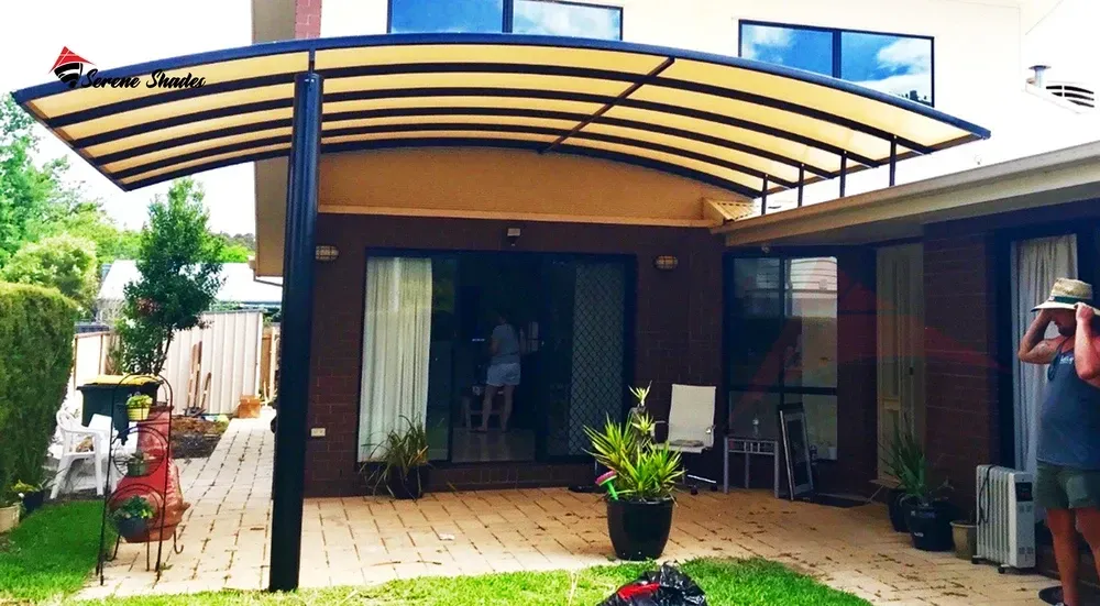 Stylish Custom Fabric Parking Shade for Residential Spaces