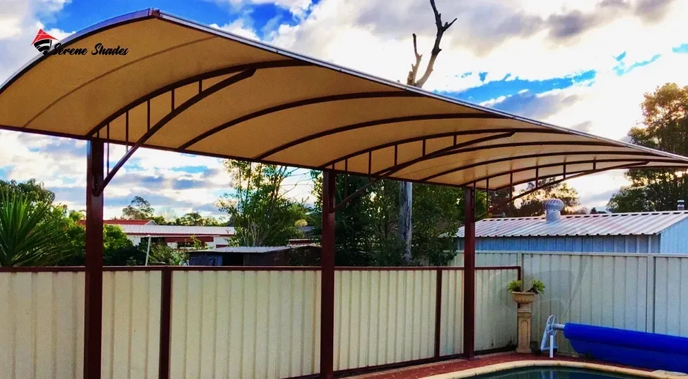 Weatherproof PVC Car Parking Shade for Outdoor Spaces