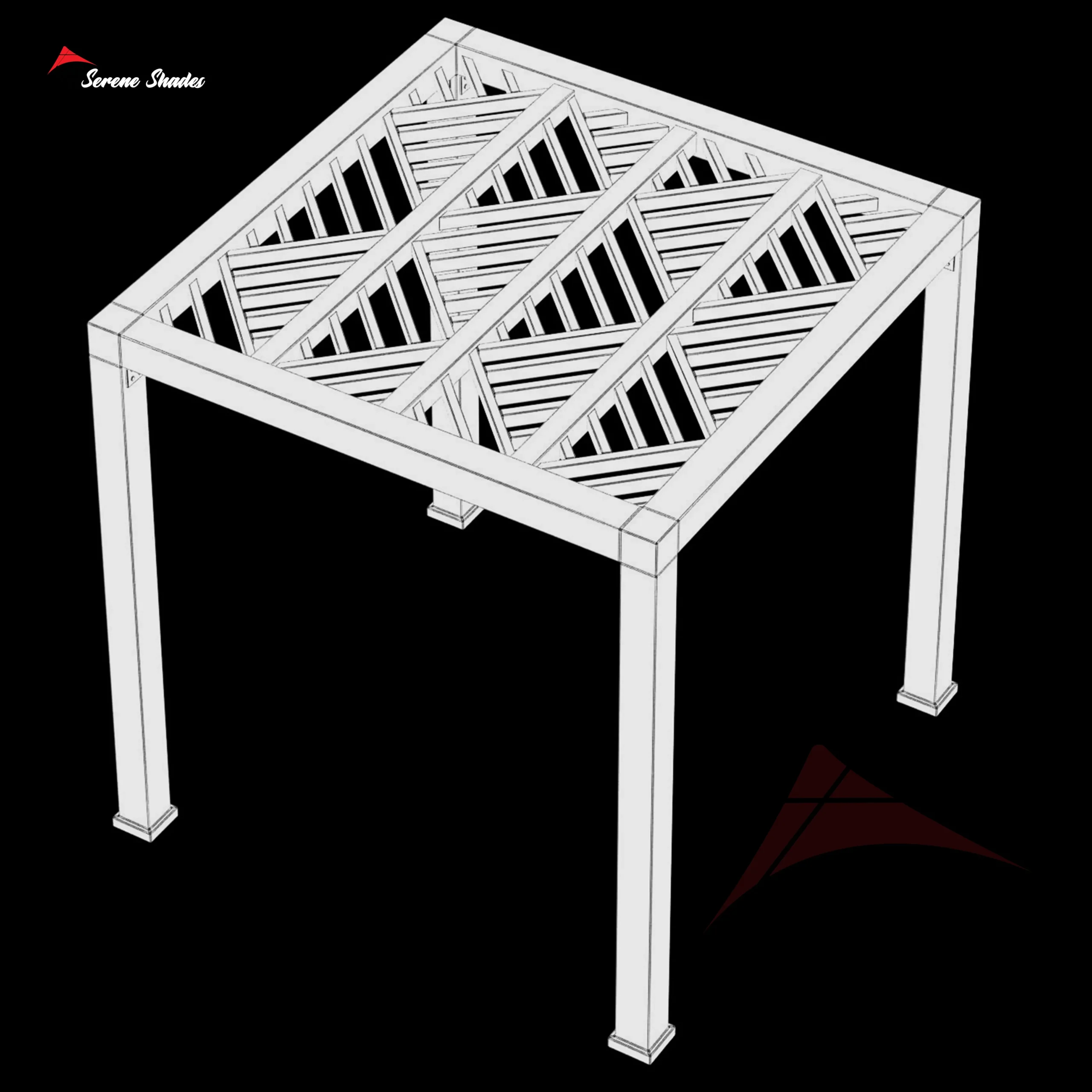 Freestanding Pergola Shade perfect for garden or patio areas