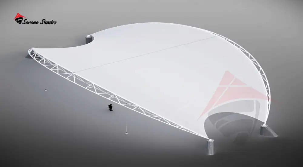 Carport Sail Shades offering UV protection for cars