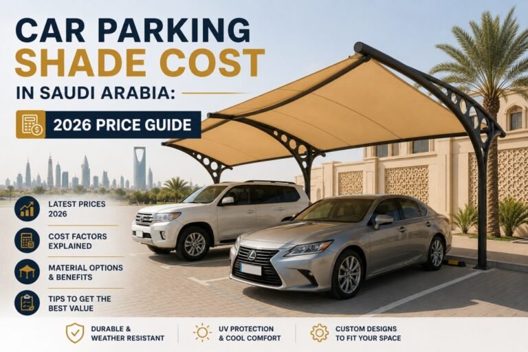 car parking shade cost saudi arabia